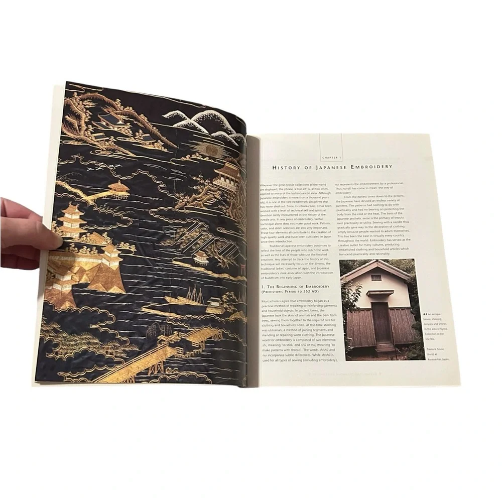 The Techniques of Japanese Embroidery Book Shuji Tamura Traditional Needlework